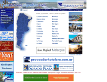 Tablet Screenshot of guiahoteleraargentina.com